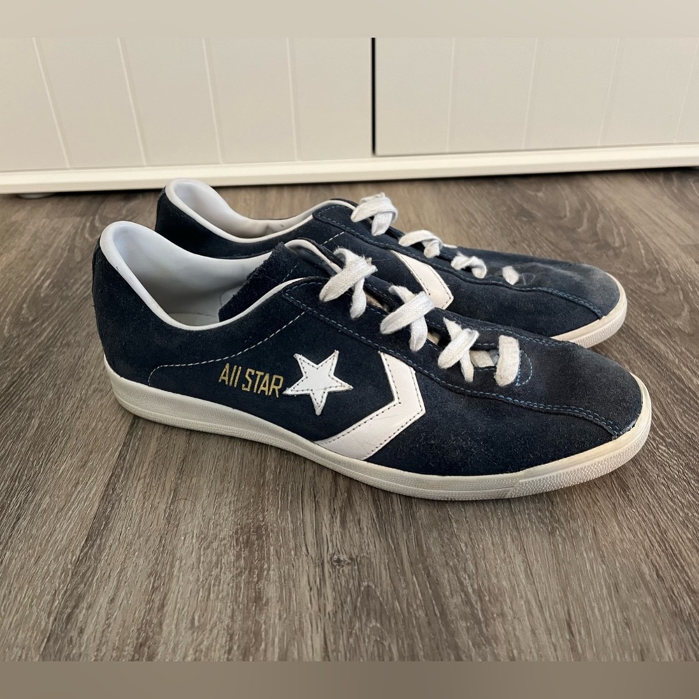 Converse White and Blue Classic Sneakers